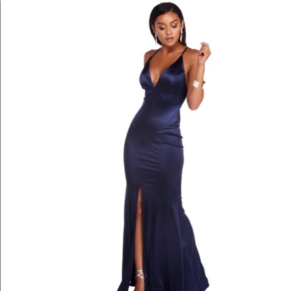 Windsor navy blue dress